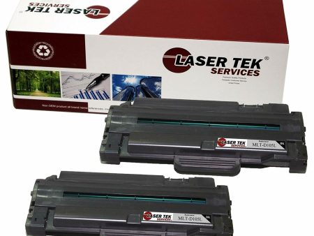 2 Pack Samsung MLT-D105L Black Remanufactured Toner Cartridge Replacement for ML-1910 1915 2525 SCX-4600 Discount