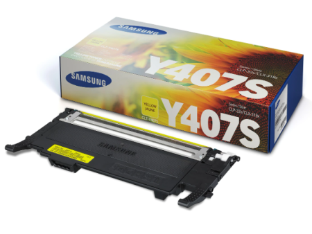 Samsung CLT-Y407S OEM Yellow Toner Cartridge for the CLP320 CLP325 CLX-3185FW For Cheap