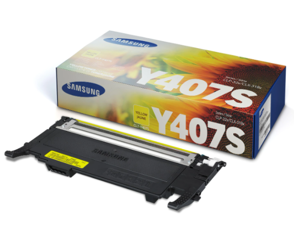 Samsung CLT-Y407S OEM Yellow Toner Cartridge for the CLP320 CLP325 CLX-3185FW For Cheap