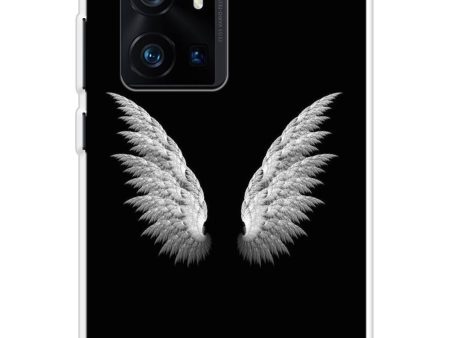 White Angel Wings Soft Cover for Vivo X70 Pro Plus For Sale