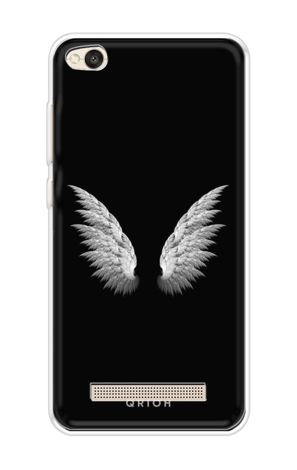 White Angel Wings Soft Cover for Xiaomi Redmi 4A Fashion