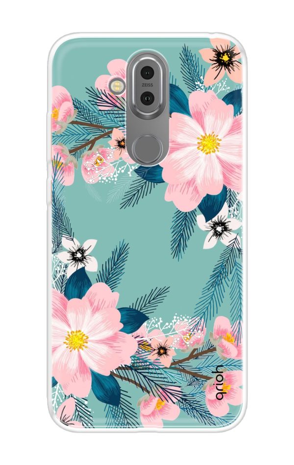 Wild flower Soft Cover for Nokia 8.1 For Cheap