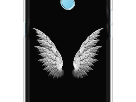 White Angel Wings Soft Cover for Oppo Realme 2 Pro on Sale