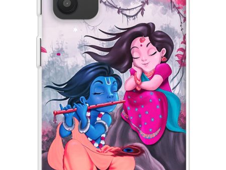 Radha Krishna Art Soft Cover for Samsung Galaxy M32 5G For Sale