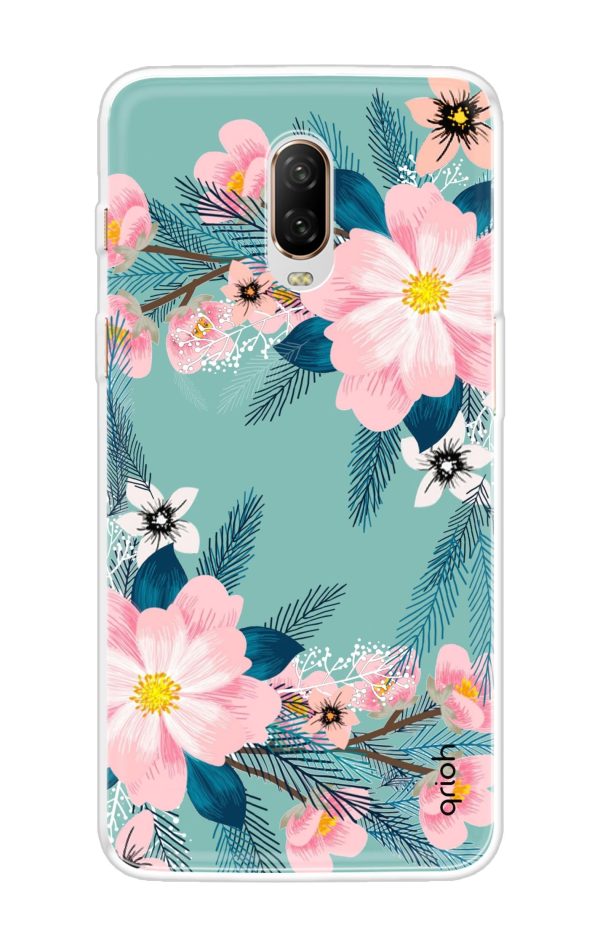 Wild flower Soft Cover for OnePlus 6T Online Hot Sale