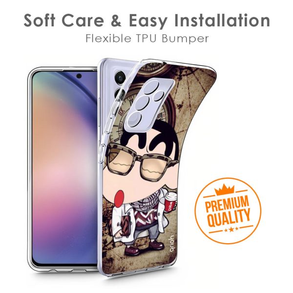 Nerdy Shinchan Soft Cover for Samsung J7 Max Fashion