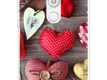 Valentine Hearts Soft Cover for Nokia 6.1 Plus Online Hot Sale