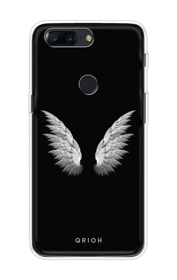 White Angel Wings Soft Cover for OnePlus 5T Online now