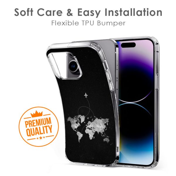 World Tour Soft Cover for iPhone XS Fashion