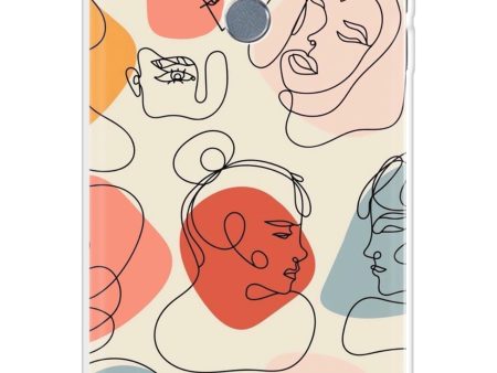 Abstract Faces Soft Cover for LG G6 Fashion