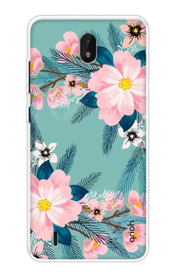 Wild flower Soft Cover for Nokia C01 Plus For Sale