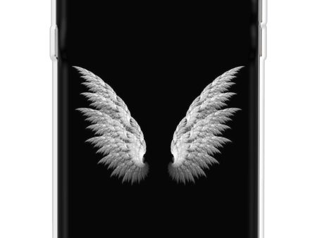 White Angel Wings Soft Cover for LG Q6 Online Hot Sale