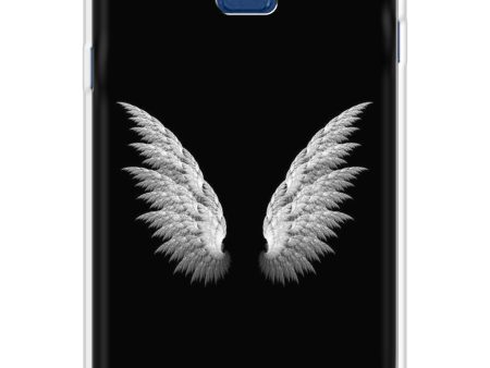 White Angel Wings Soft Cover for Samsung Galaxy ON6 For Discount