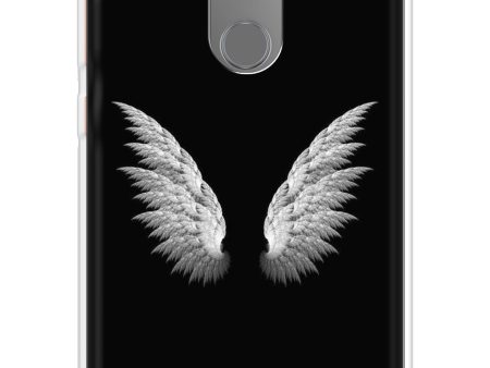 White Angel Wings Soft Cover for Nokia 8.1 For Cheap