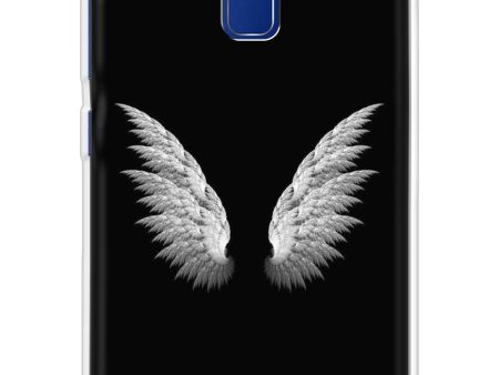 White Angel Wings Soft Cover for Vivo Y95 Online Sale