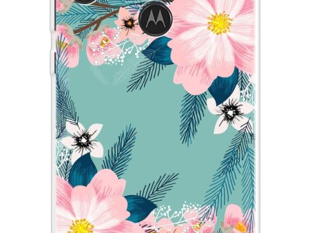 Wild flower Soft Cover for Motorola One Power Supply