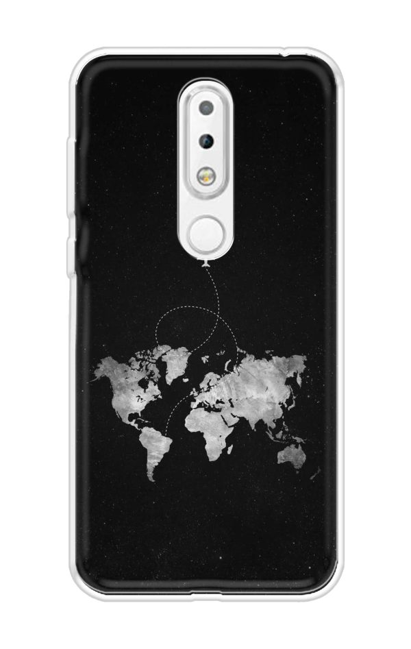 World Tour Soft Cover for Nokia 6.1 Plus For Cheap