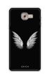 White Angel Wings Soft Cover for Samsung ON Max Discount