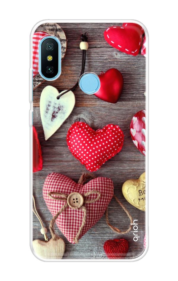 Valentine Hearts Soft Cover for Xiaomi Redmi 6 Pro For Discount