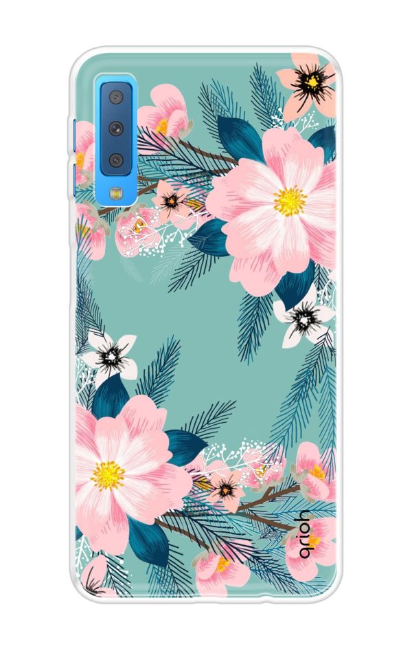 Wild flower Soft Cover for Samsung A7 2018 Online