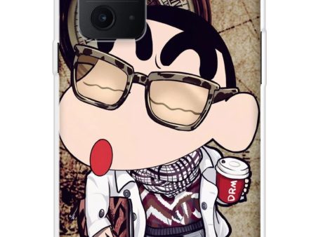 Nerdy Shinchan Soft Cover for OnePlus 9RT Online now