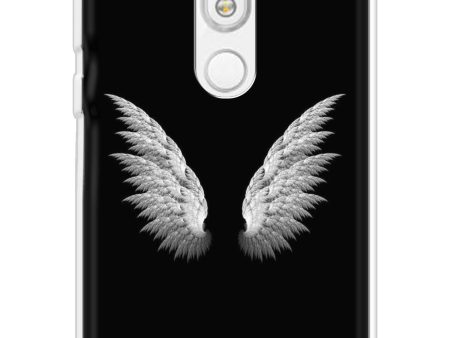 White Angel Wings Soft Cover for Nokia 6.1 Plus Supply