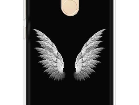 White Angel Wings Soft Cover for Xiaomi Redmi 5 Plus Online now