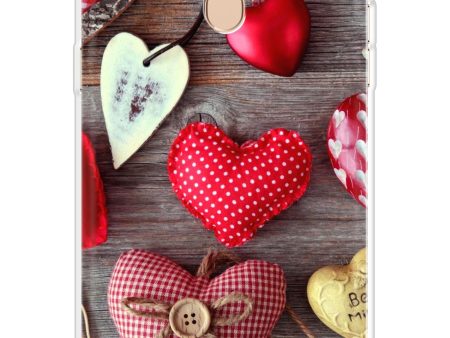 Valentine Hearts Soft Cover for Oppo F5 Online Hot Sale