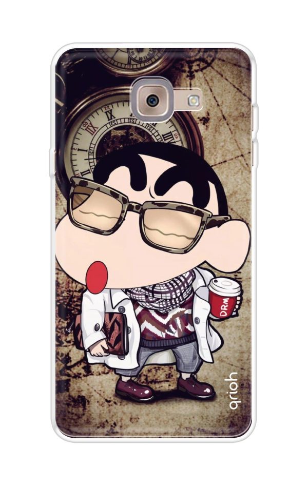 Nerdy Shinchan Soft Cover for Samsung J7 Max Fashion