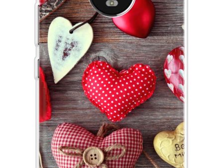 Valentine Hearts Soft Cover for Motorola Moto G5 Plus Online Sale