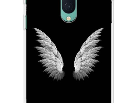 White Angel Wings Soft Cover for OnePlus 8 For Sale