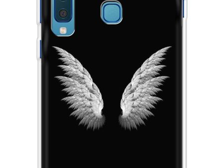 White Angel Wings Soft Cover for Samsung A9 2018 Cheap