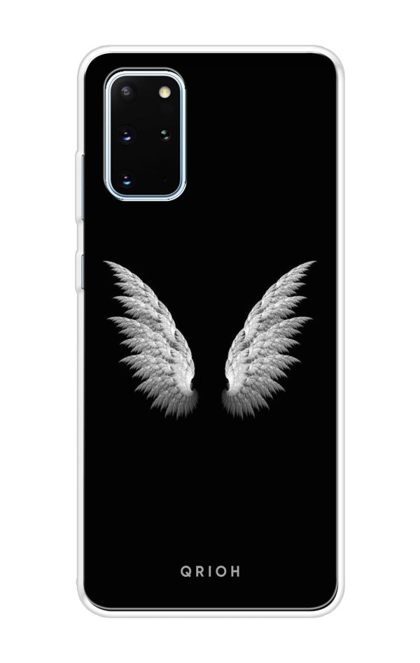 White Angel Wings Soft Cover for Samsung Galaxy S20 Plus Cheap