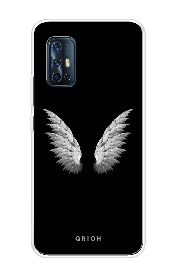 White Angel Wings Soft Cover for Vivo V19 on Sale