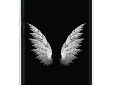 White Angel Wings Soft Cover for Vivo V11 Fashion