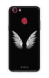 White Angel Wings Soft Cover for Oppo F7 Youth Hot on Sale