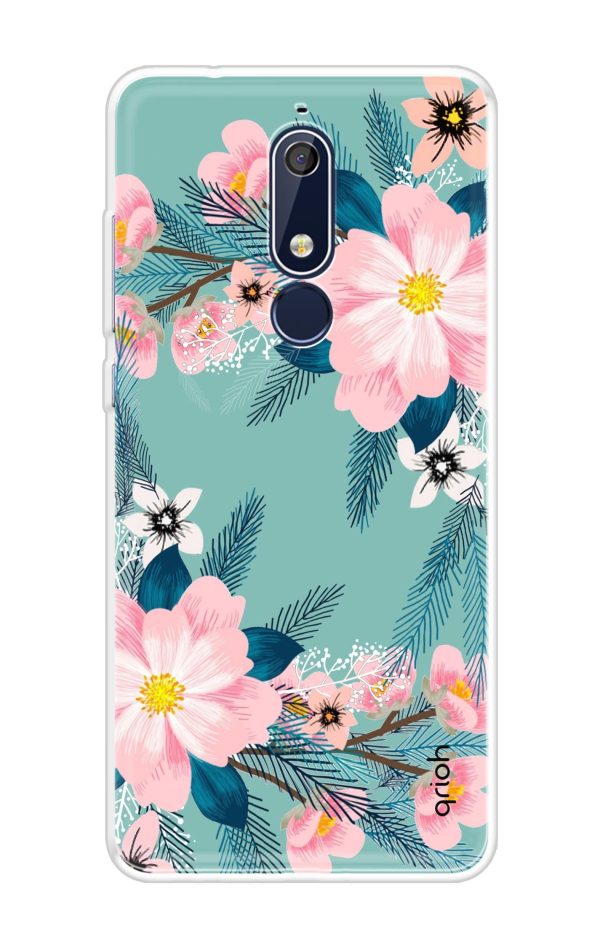 Wild flower Soft Cover for Nokia 5.1 Sale