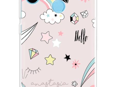 Unicorn Doodle Soft Cover For Xiaomi Redmi 6 Pro For Sale