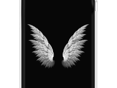 White Angel Wings Soft Cover for Samsung J6 Plus Cheap