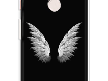 White Angel Wings Soft Cover for Google Pixel 3 XL For Discount