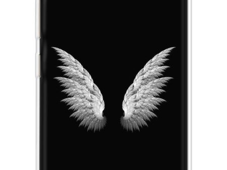 White Angel Wings Soft Cover for Vivo Y53 Fashion