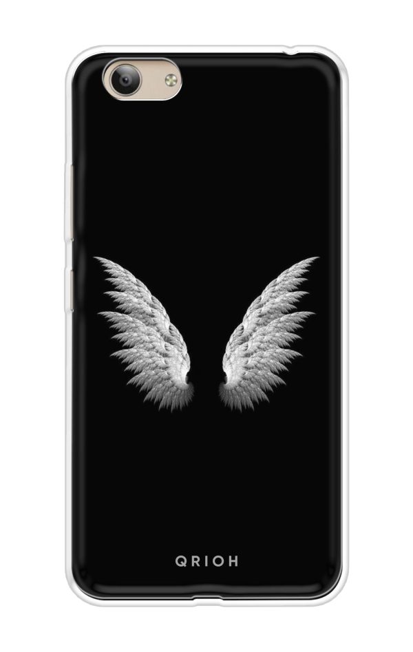 White Angel Wings Soft Cover for Vivo Y53 Fashion