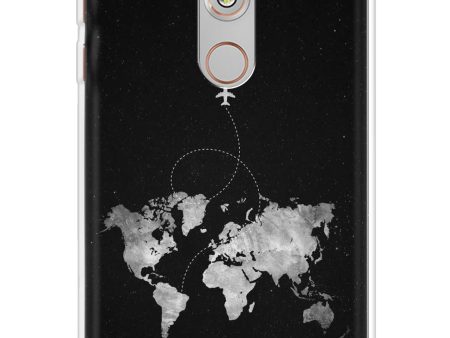 World Tour Soft Cover for Nokia 7.1 Hot on Sale