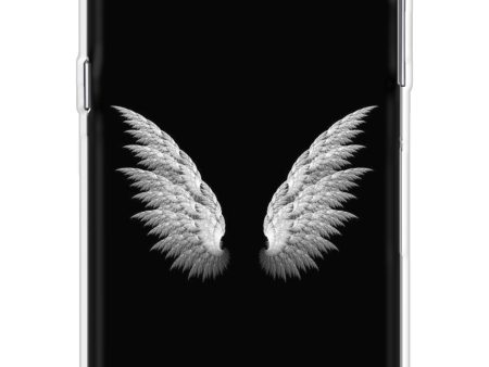 White Angel Wings Soft Cover for Samsung J2 Fashion