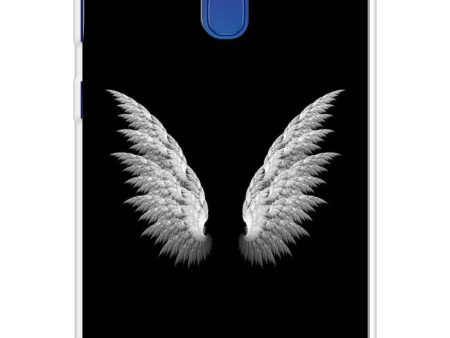 White Angel Wings Soft Cover for Samsung A21s Sale