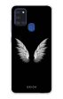 White Angel Wings Soft Cover for Samsung A21s Sale