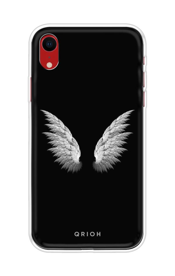 White Angel Wings Soft Cover for iPhone XR Discount