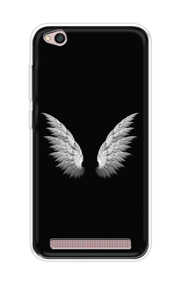 White Angel Wings Soft Cover for xiaomi redmi 5a Hot on Sale