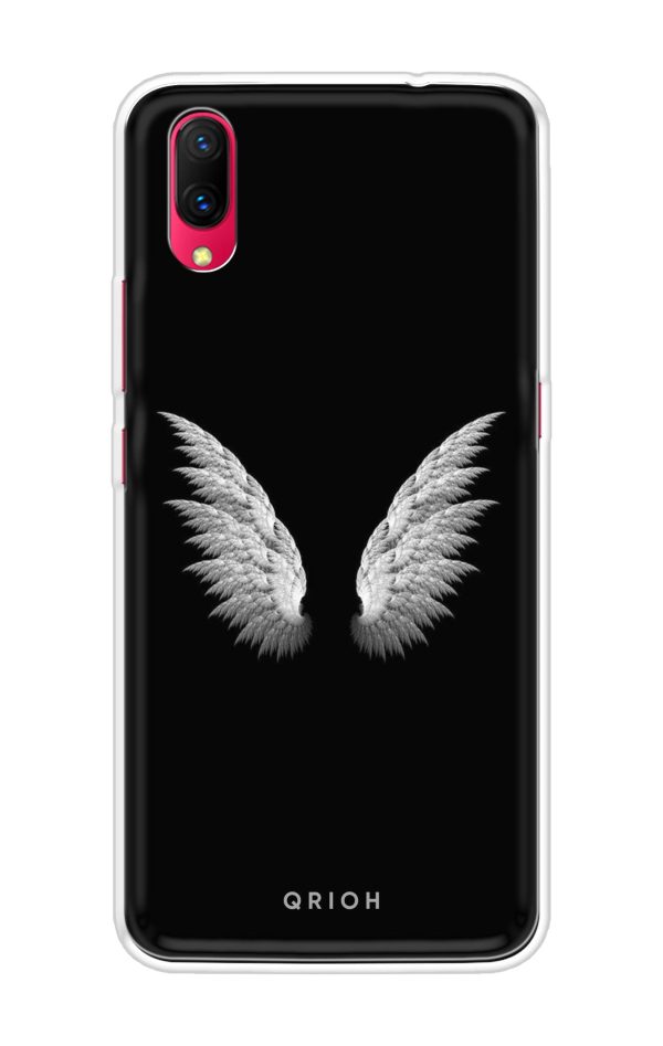 White Angel Wings Soft Cover for Vivo X23 Discount