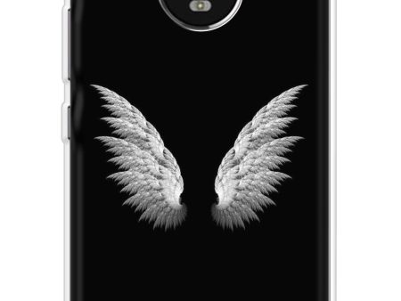 White Angel Wings Soft Cover for Motorola Moto G5 Online Hot Sale